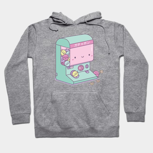 Cute Japanese Gachapon Capsule Toy Machine Hoodie by rustydoodle